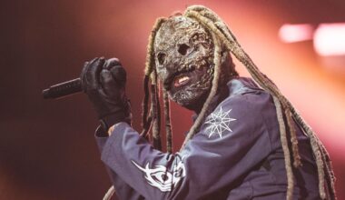 Corey Taylor onstage with Slipknot in 2025