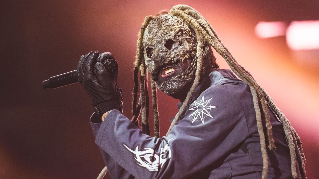 Corey Taylor onstage with Slipknot in 2025