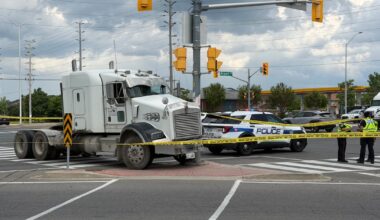 Woman struck by vehicle in Brampton seriously injured