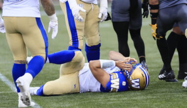 Winnipeg Blue Bombers rule out Zach Collaros against Tiger-Cats
