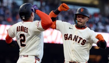 McCray’s two-run homer leads San Francisco Giants to win over Milwaukee Brewers
