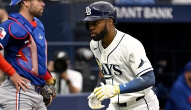 Cedric Mullins homer in the eighth inning, lifting Tampa Bay Rays over the Texas Rangers 3-2
