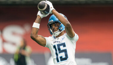 Polk scores twice as Argos down Lions