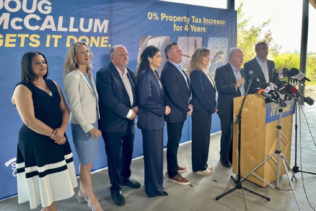 McCallum makes impressive promises at Surrey election campaign event