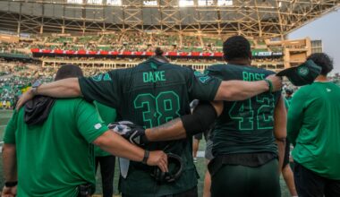 Roughriders honour victims of fatal crash