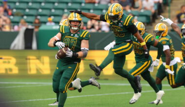 Edmonton Elks' defence hangs on for narrow victory over B.C. Lions (& six other thoughts)