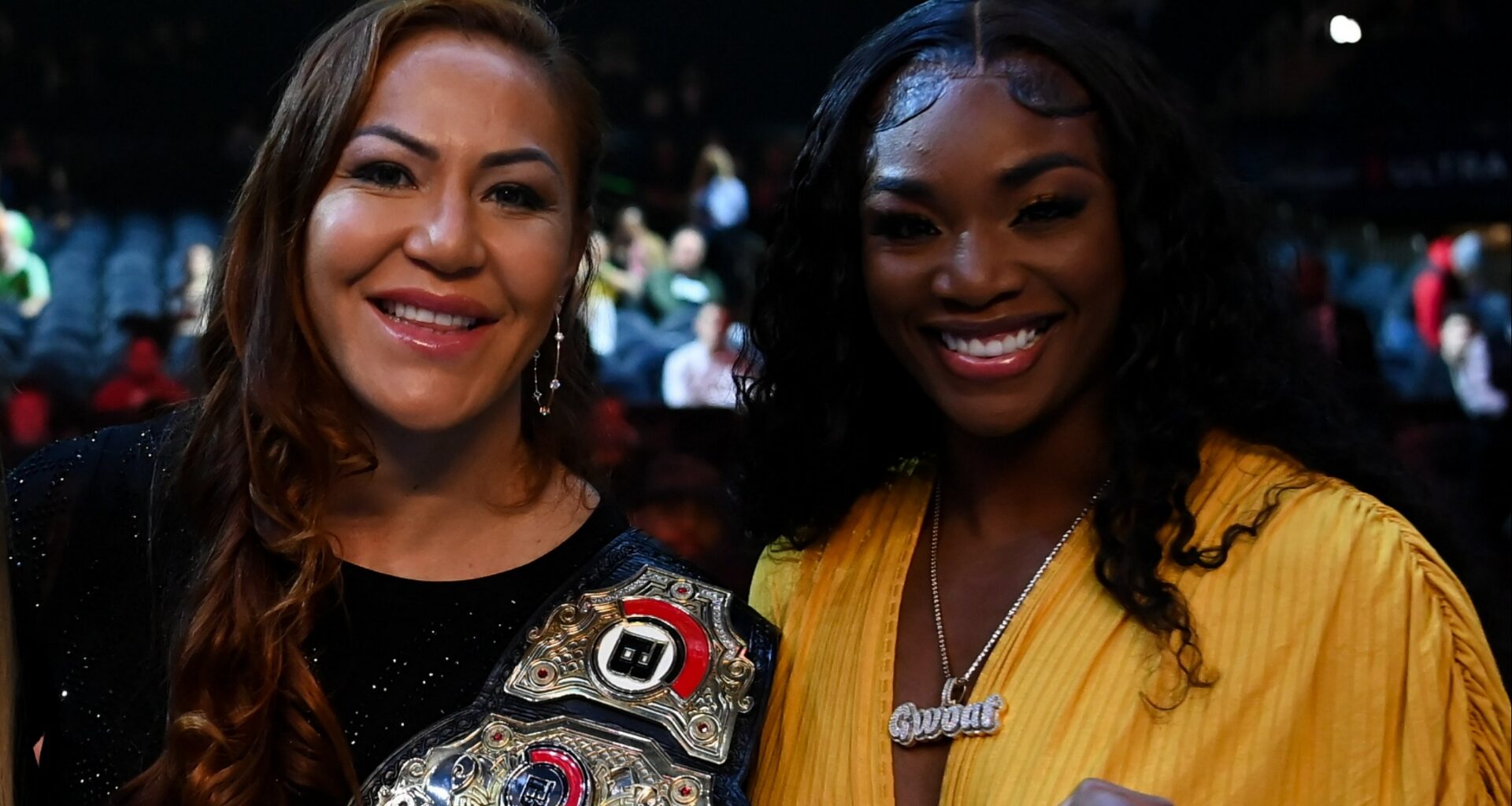 Cris 'Cyborg' Justino and Claressa Shields