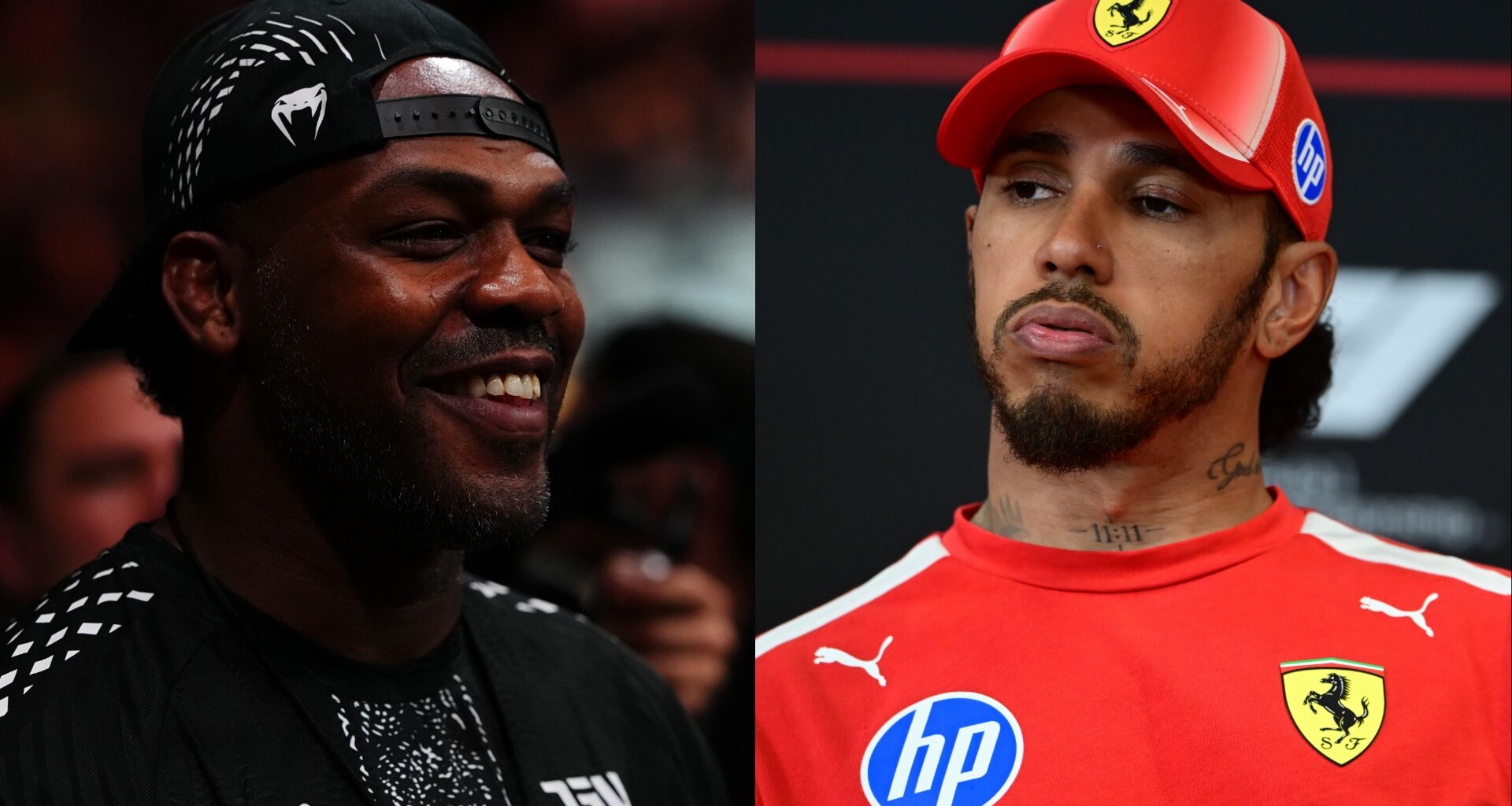 Jon Jones and Lewis Hamilton