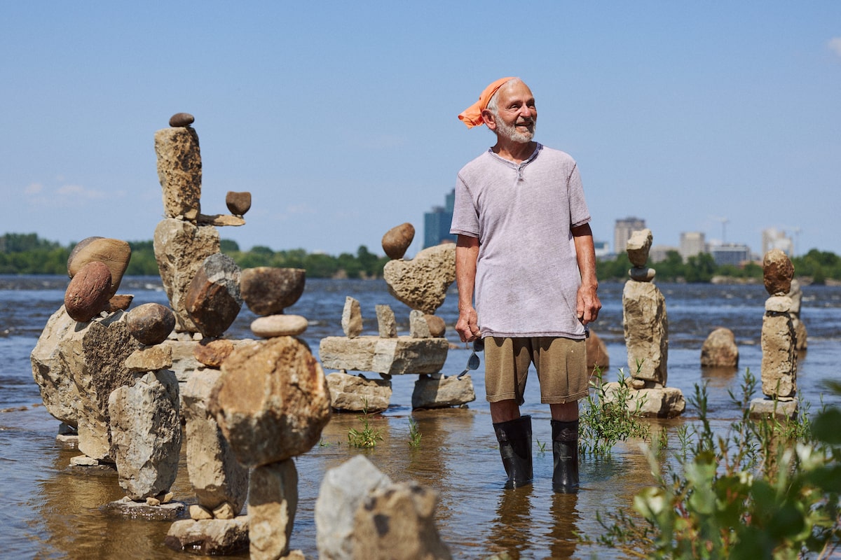 Artist John Felice Ceprano celebrates 40 years of rock sculptures by the Ottawa River