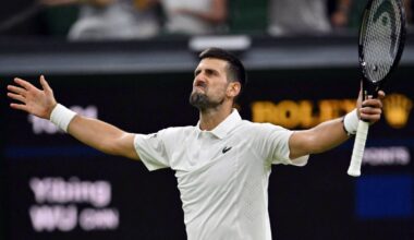 Novak Djokovic’s best Wimbledon wins ranked, as he breaks Roger Federer’s match record