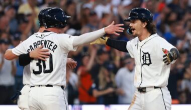 Dillon Dingler’s RBI double breaks tie late to lift surging Detroit Tigers over Kansas City Royals