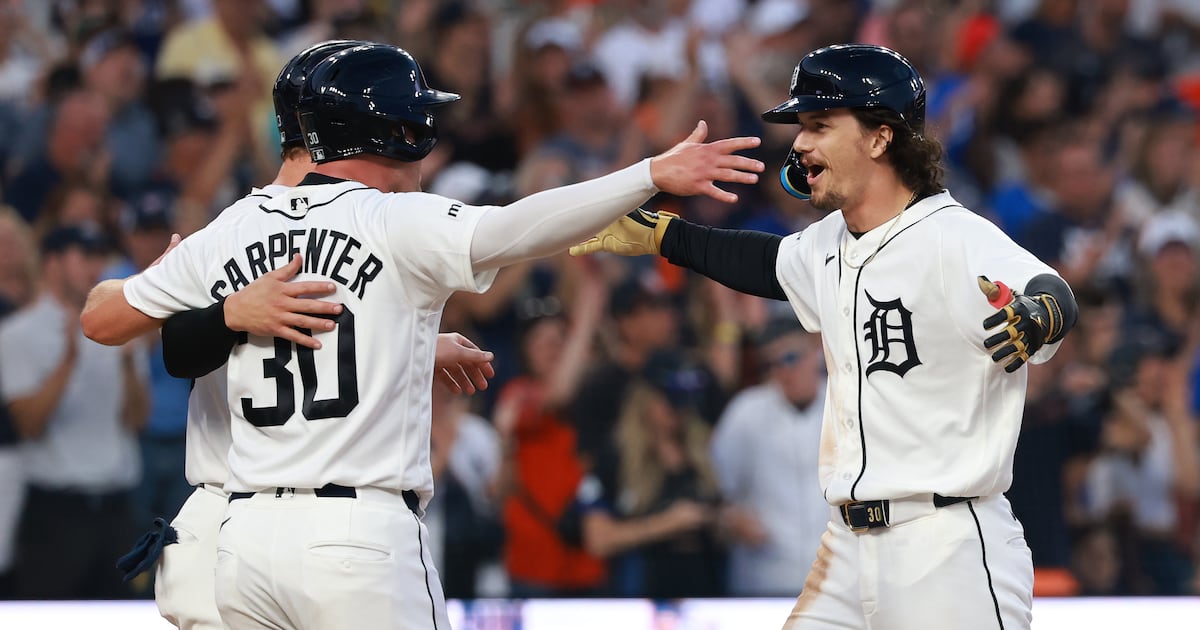Dillon Dingler’s RBI double breaks tie late to lift surging Detroit Tigers over Kansas City Royals