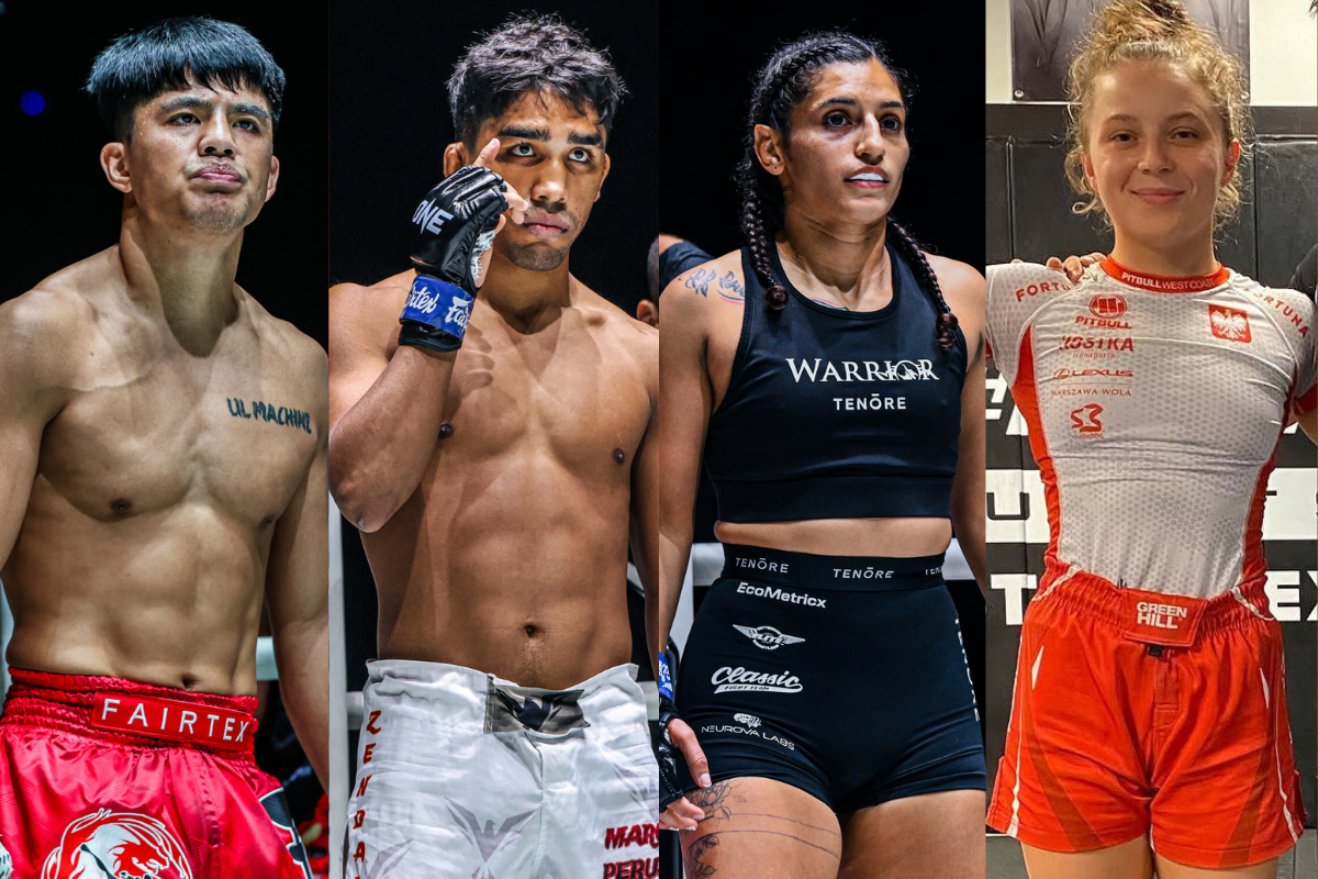 Side-by-side photo of Jhanlo Sangiao, Marcos Aurelio, Natalie Salcedo, dan Magdalena Czaban
