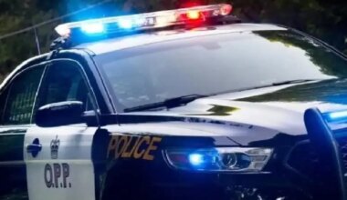 truck and car collide on highway near toronto pearson airport mississauga.