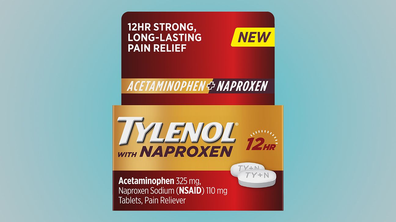 Tylenol with Naproxen packaging
