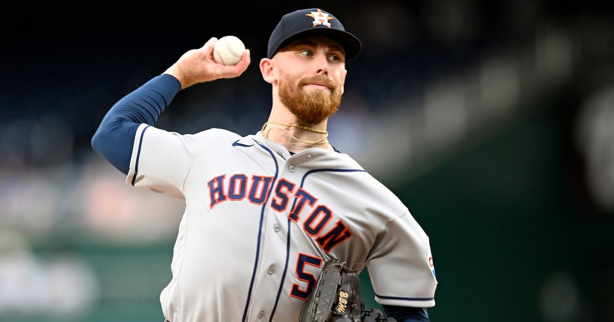 Houston Astros demote Mike Burrows to Triple-A after 10-run outing vs. Washington Nationals