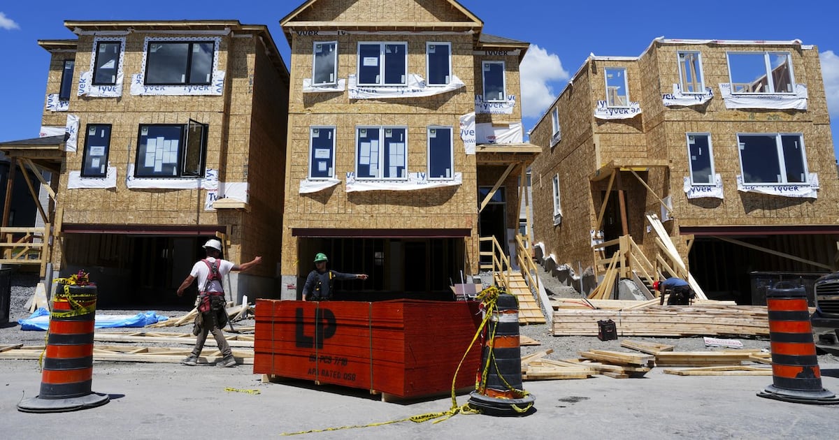 Real estate: Housing starts in June down 6%, CMHC reports