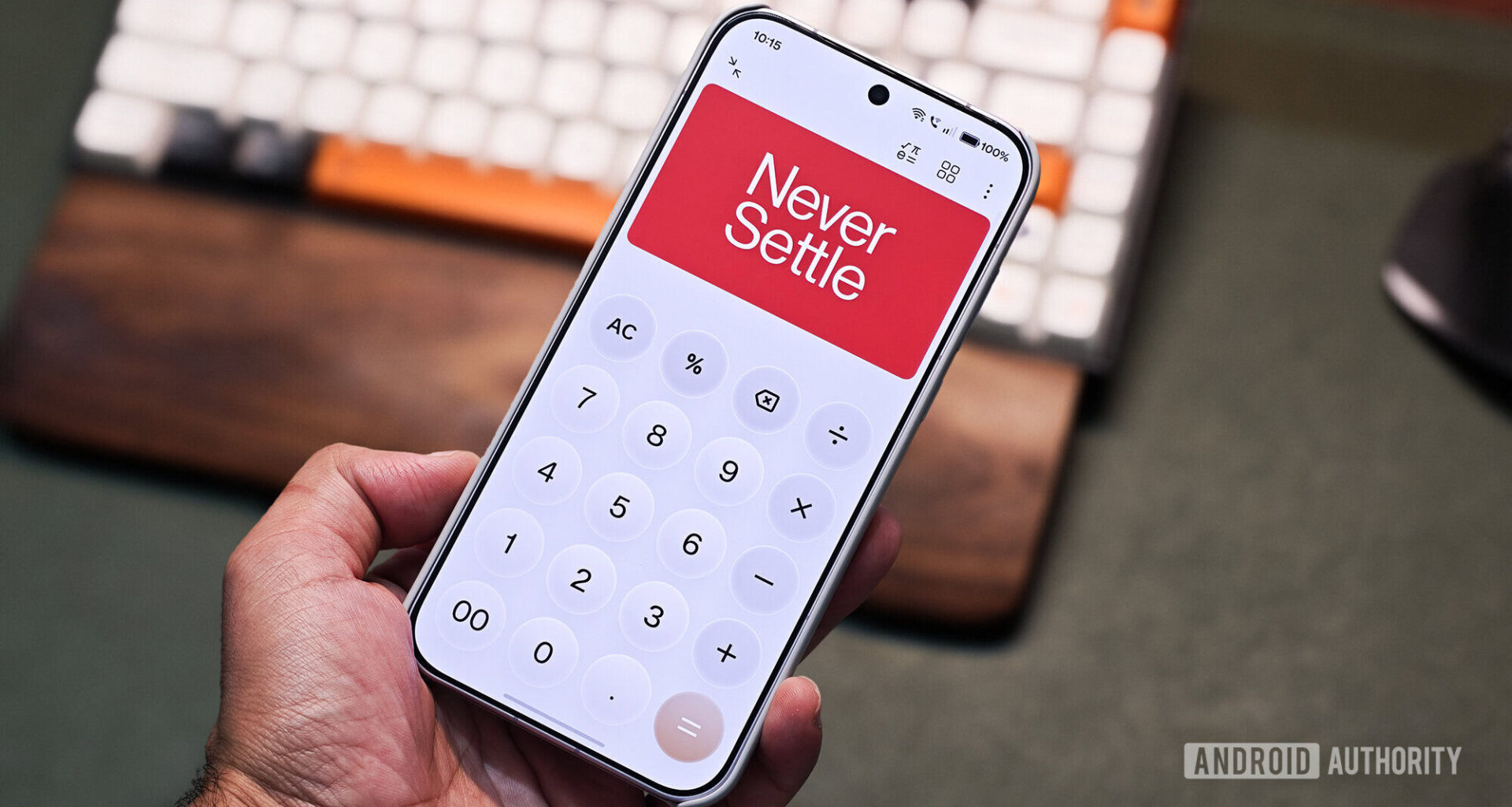 OnePlus 15 Never Settle