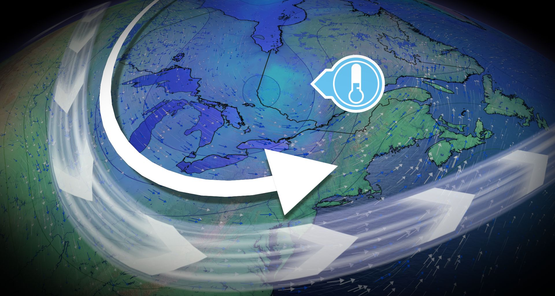 Coldest temperature anomaly in North America includes these parts of Canada