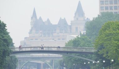 Poor air quality in Ottawa on Thursday from smoke