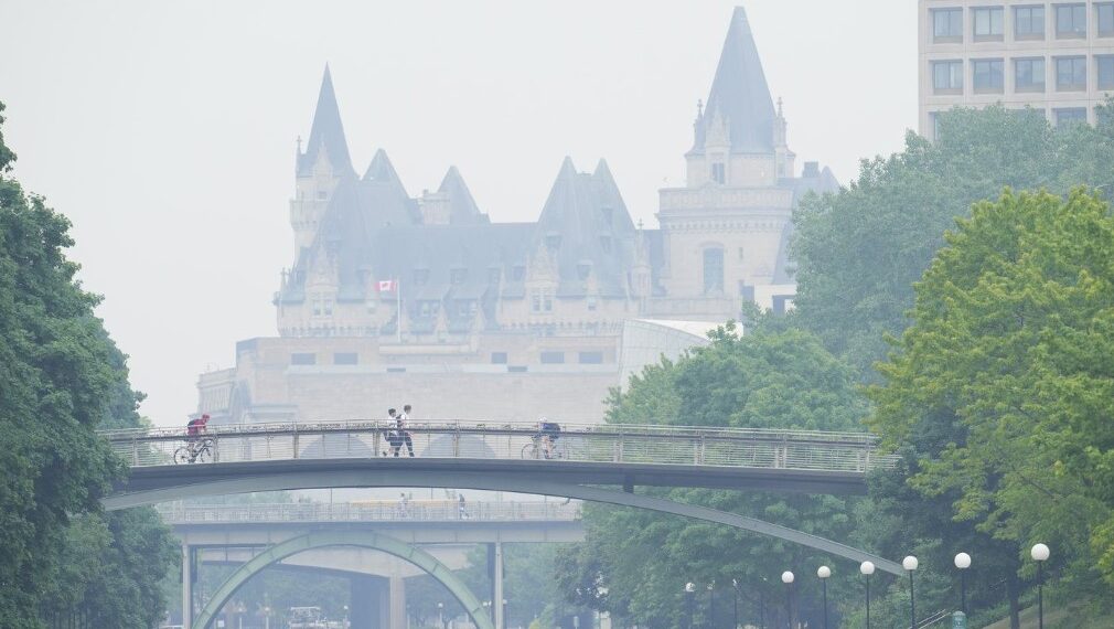 Poor air quality in Ottawa on Thursday from smoke