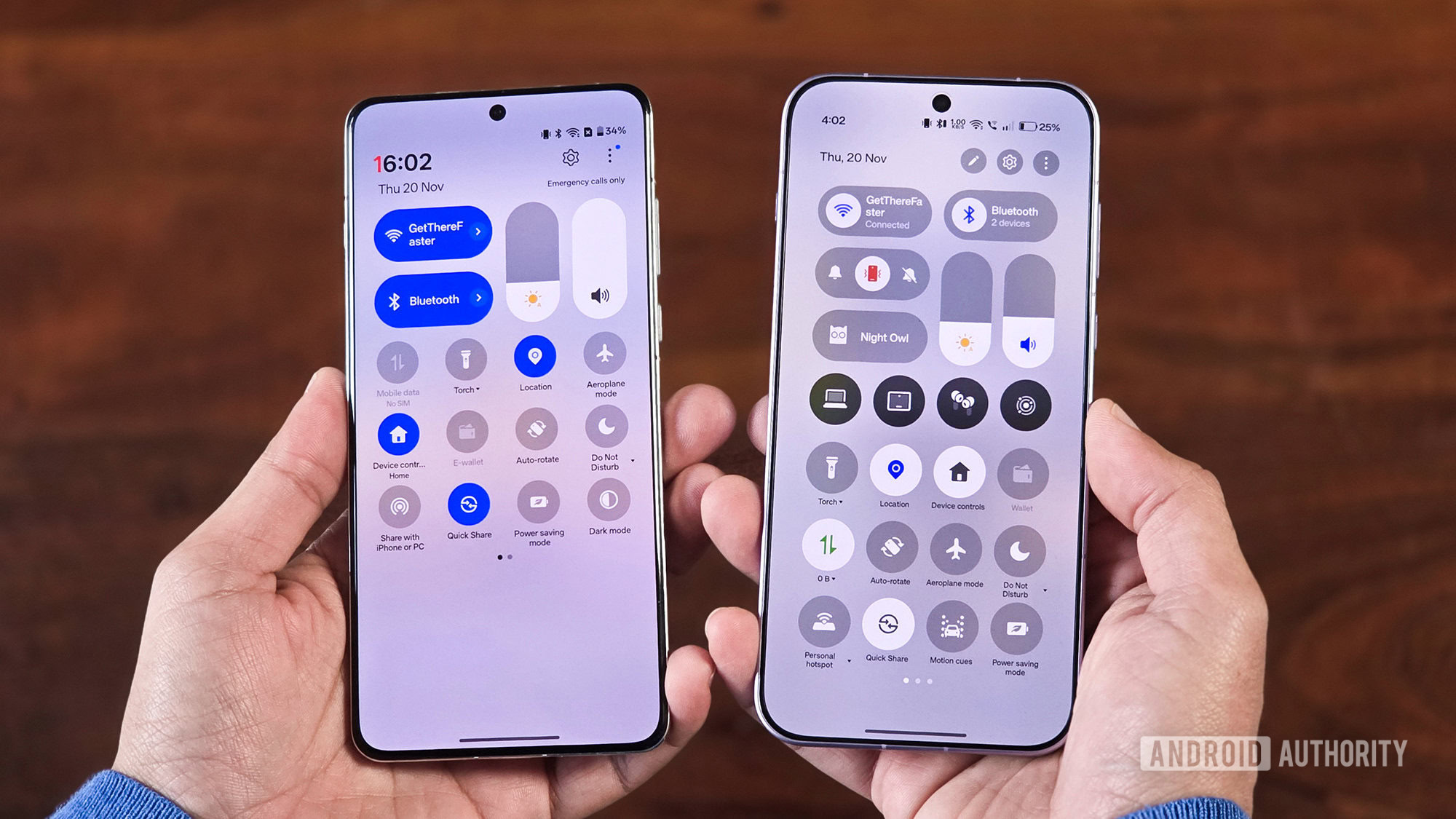 OxygenOS 16 quick settings style OxygenOS 16 quick settings style