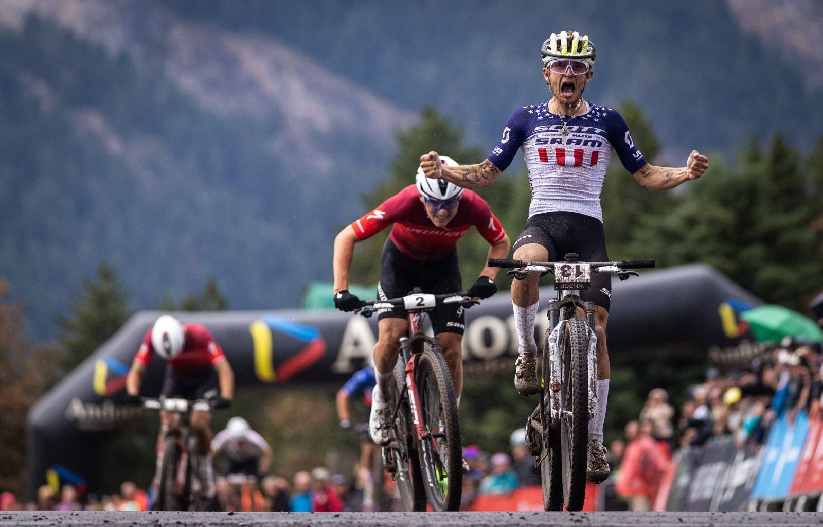 Bjorn Riley wins first World Cup at Andorra XCC