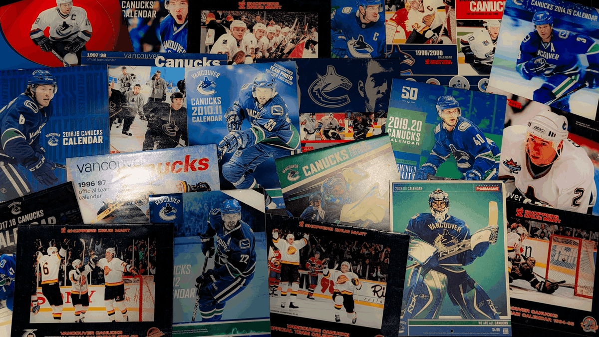 Memorabilia Monday: A journey through Canucks calendars over the years