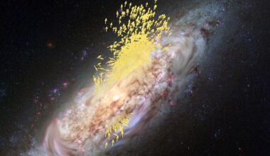 Our Milky Way galaxy appears to have flipped 90 degrees long ago. But why?