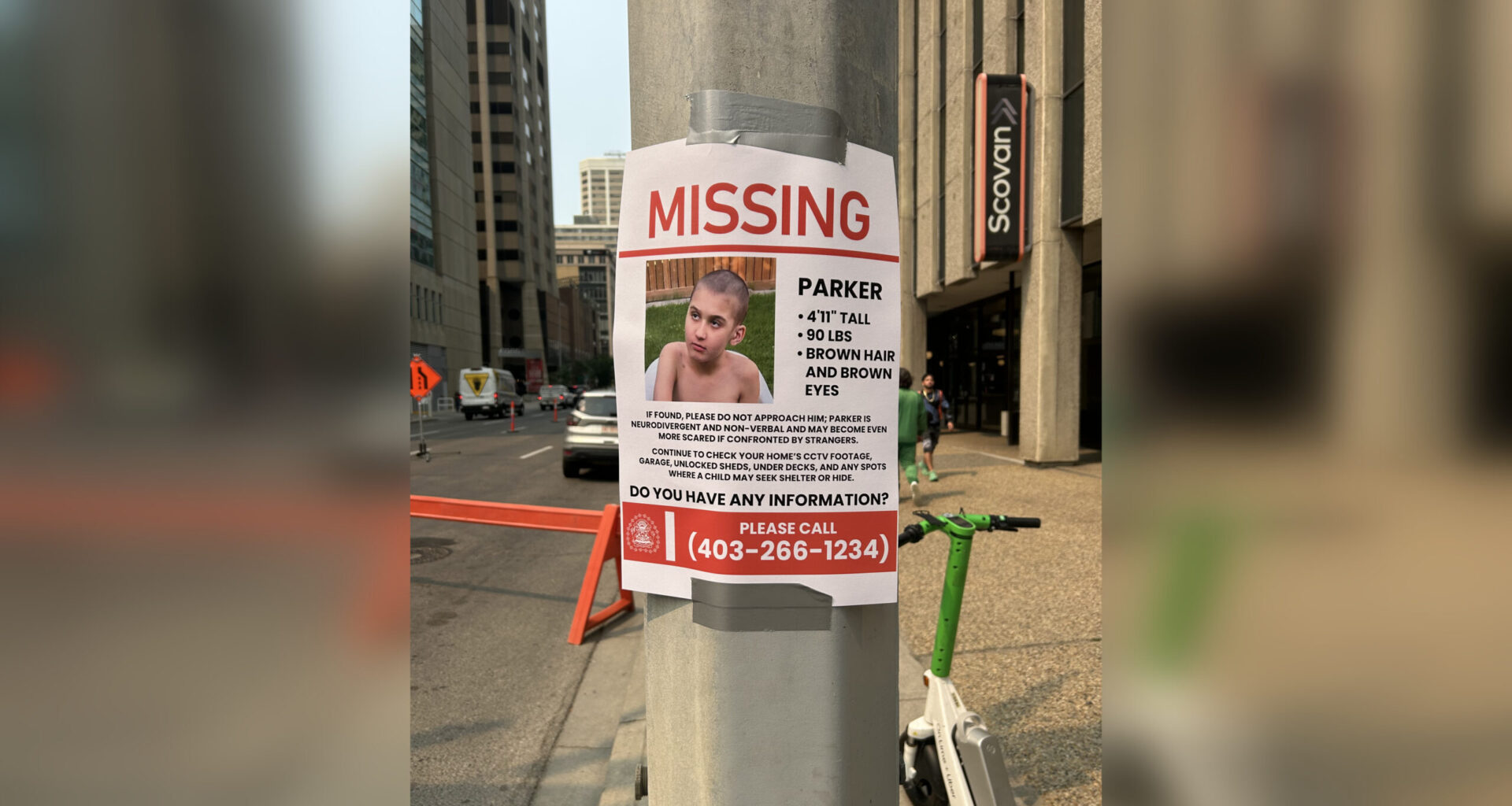 Calgary police moving away from large ground presence in search for missing boy Parker