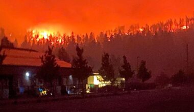 Clinton ‘preserved from major loss’ as Pear Lake fire grows overnight