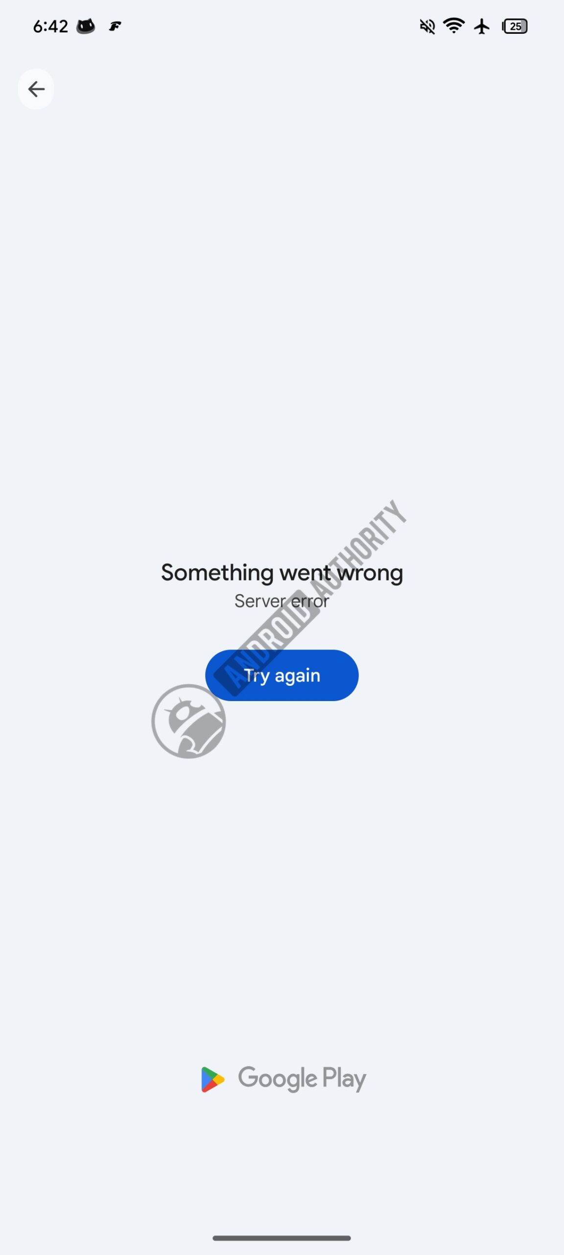 Play Store Labs thrid party error watermarked Play Store Labs thrid party error watermarked