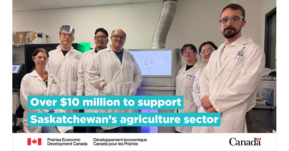Government of Canada announces support for agriculture sector in Saskatchewan