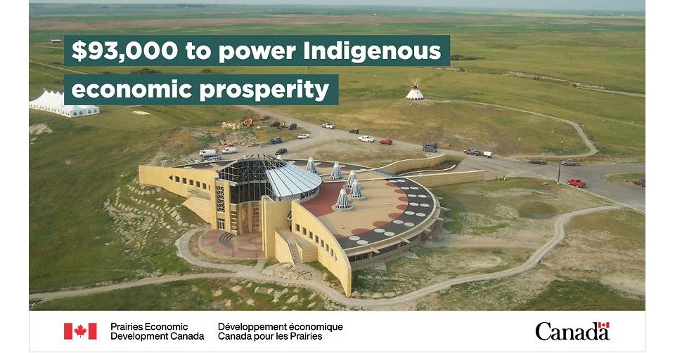 Government of Canada powering long-term sustainability and Indigenous knowledge sharing at Blackfoot Crossing Historical Park