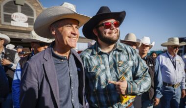 'It's looking good': Carney chats pipelines while mingling at Calgary Stampede