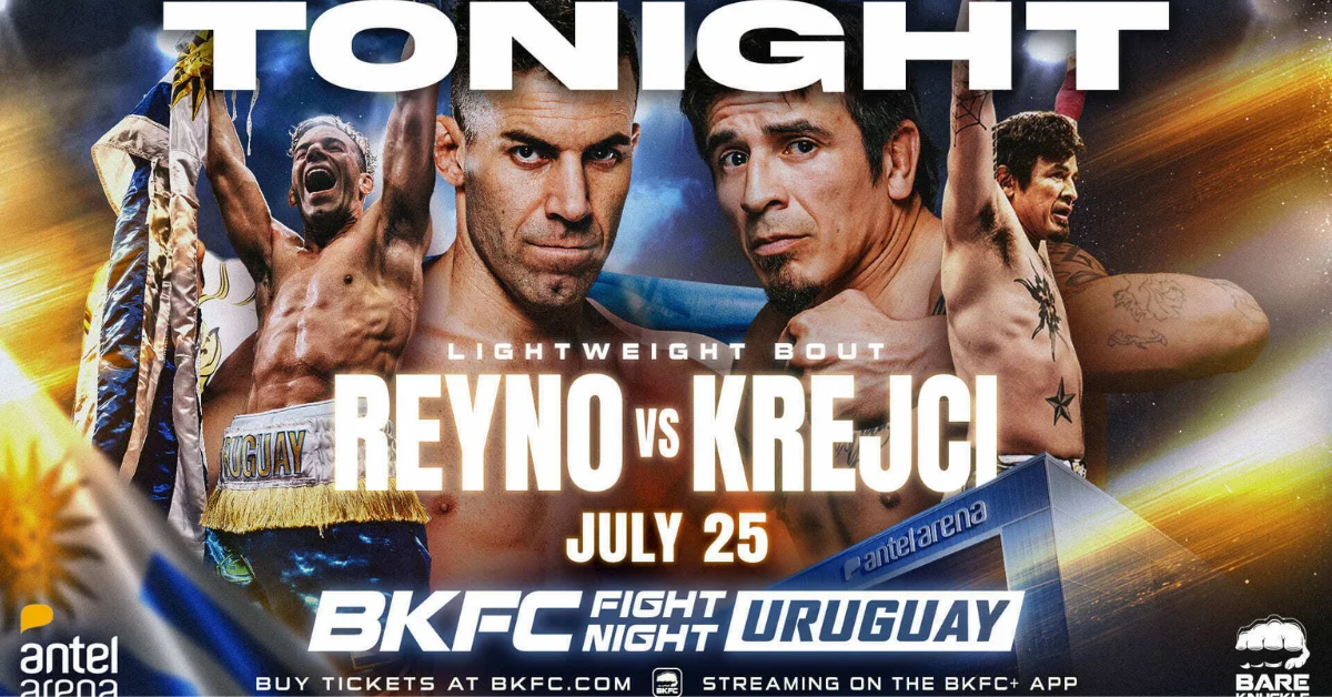 BKFC Uruguay: Gaston Reyno vs. Josh Krejci: Full Results and Highlights