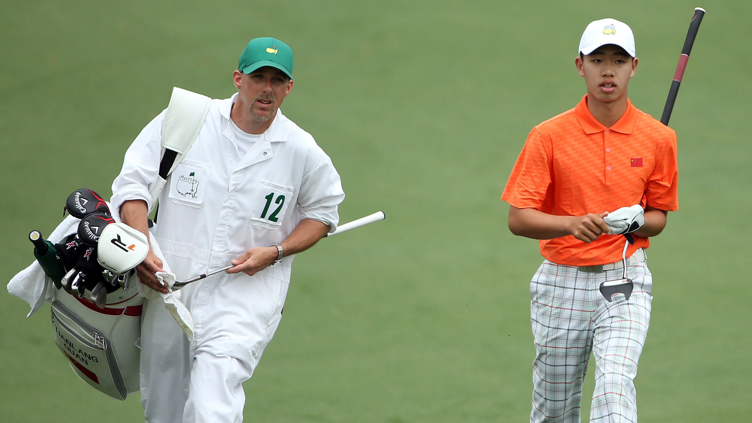 Tianlang Guan at the 2013 Masters
