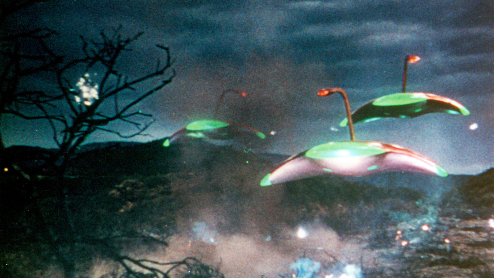 Martian spaceships shown in The War of the Worlds (1953).