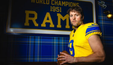Rams unveil alternate uniforms to honour 1951 champs, Fearsome Foursome era