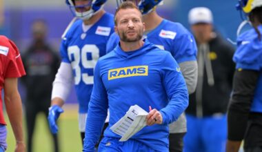 Rams' Sean McVay Discusses Aaron Donald NFL Comeback Rumors After Viral Workout Video