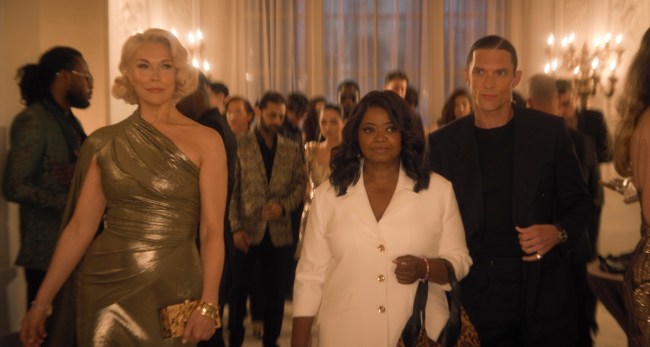 Hannah Waddingham, Octavia Spencer, and Ed Skrein in 'Ride or Die,' the new Amazon Prime Video series