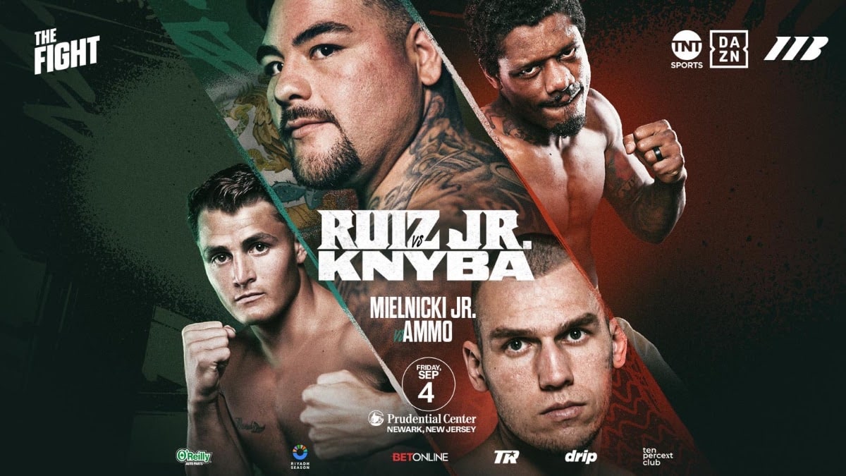 Andy Ruiz Jr. Faces Damian Knyba September 4 In Matchroom Debut