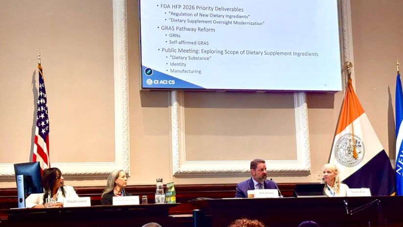 A "What's new and what's next at FDA" panel provided an update on the most significant FDA and legislative developments impacting supplements in 2026, with a focus on what these changes mean in practice for legal, regulatory and compliance teams.