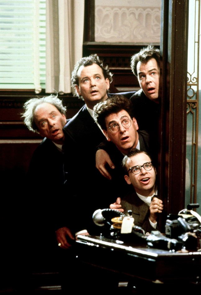 Editorial use only. No book cover usage. Mandatory Credit: Photo by Col Pics/Everett/REX/Shutterstock (1293845b) Harris Yulin, Bill Murray, Harold Ramis, Rick Moranis, Dan Aykroyd Ghostbusters II - 1989