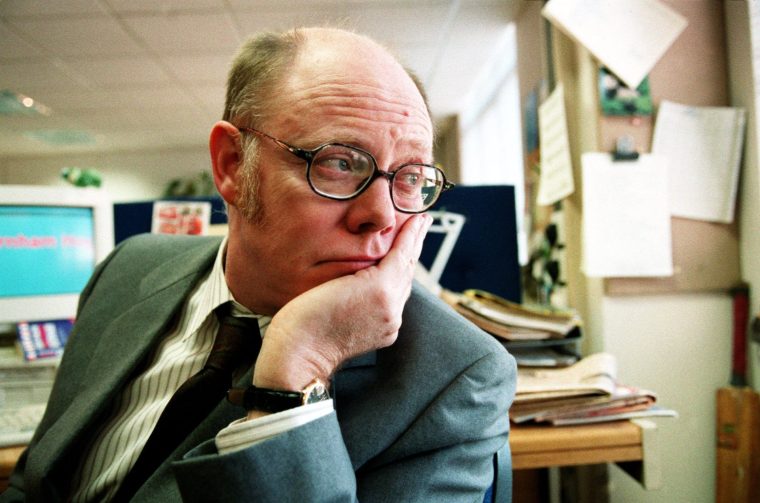 The Office S1 - Picture Shows: ROBIN HOOPER as Malcolm The Office Series 1 TV still UKTV