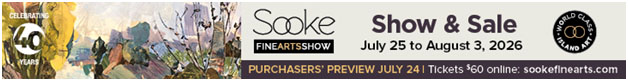 Sooke Fine Arts Show 2026, Purchasers Preview July 24