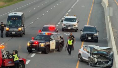 Highway 427 fatal collision closes northbound lanes at Finch Avenue