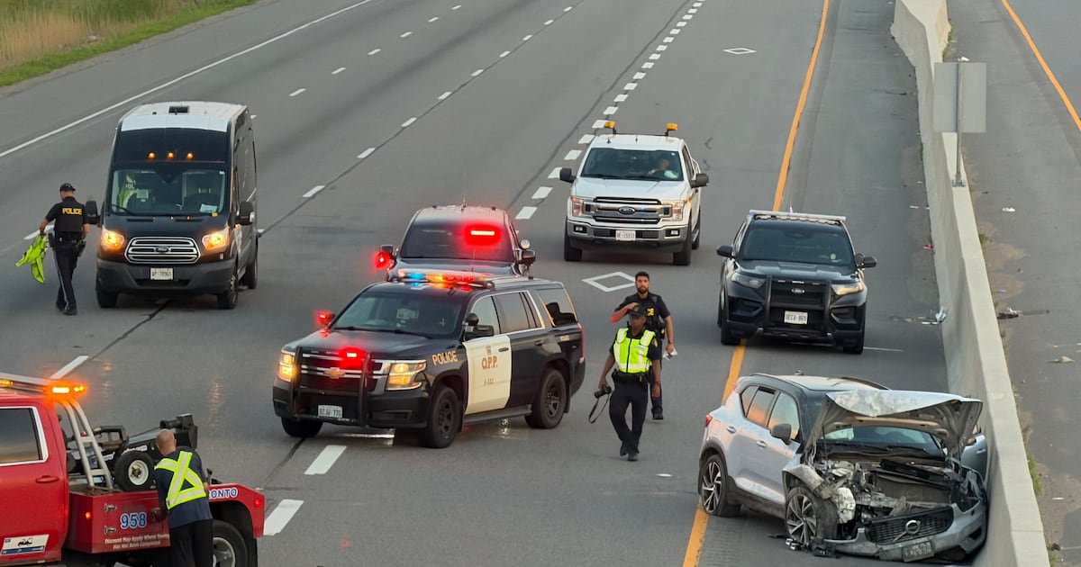Highway 427 fatal collision closes northbound lanes at Finch Avenue