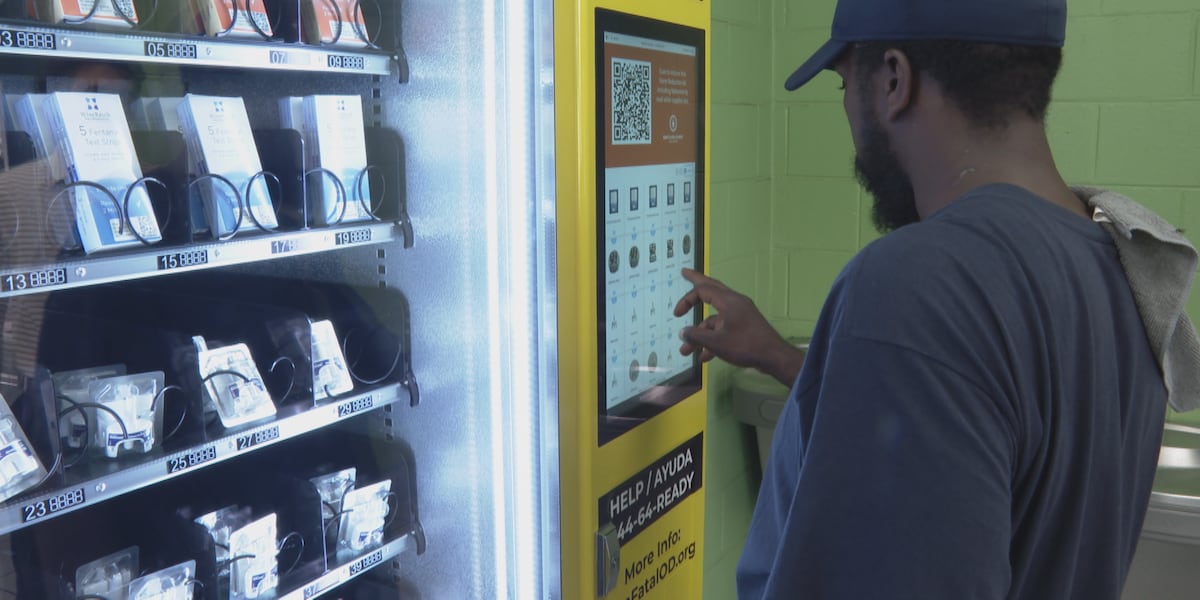 South Carolina’s first data-driven naloxone vending machine aims to save lives