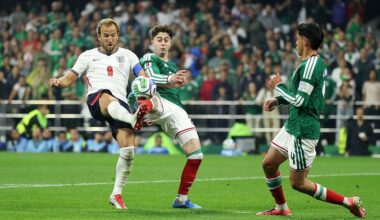 A penalty was given against Harry Kane for this challenge on Brian Gutierrez